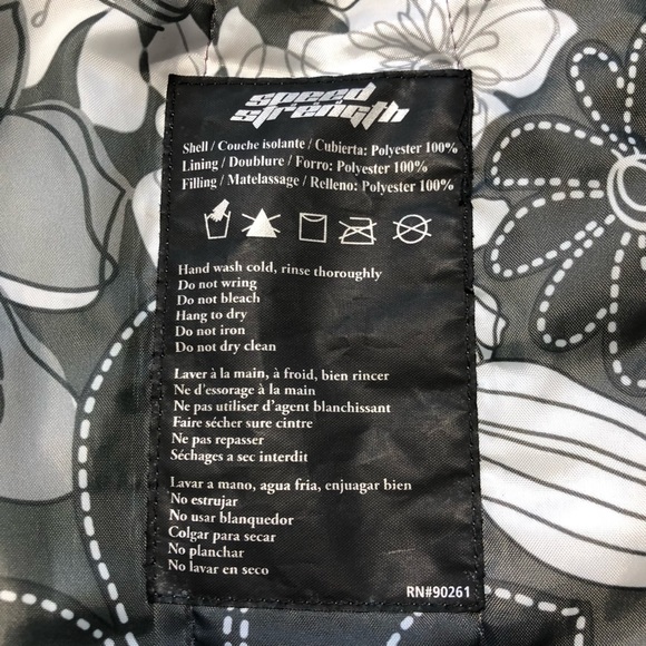 Speed and strength black/pink w/bling motorcycle jacket & matching chaps - Picture 9 of 16